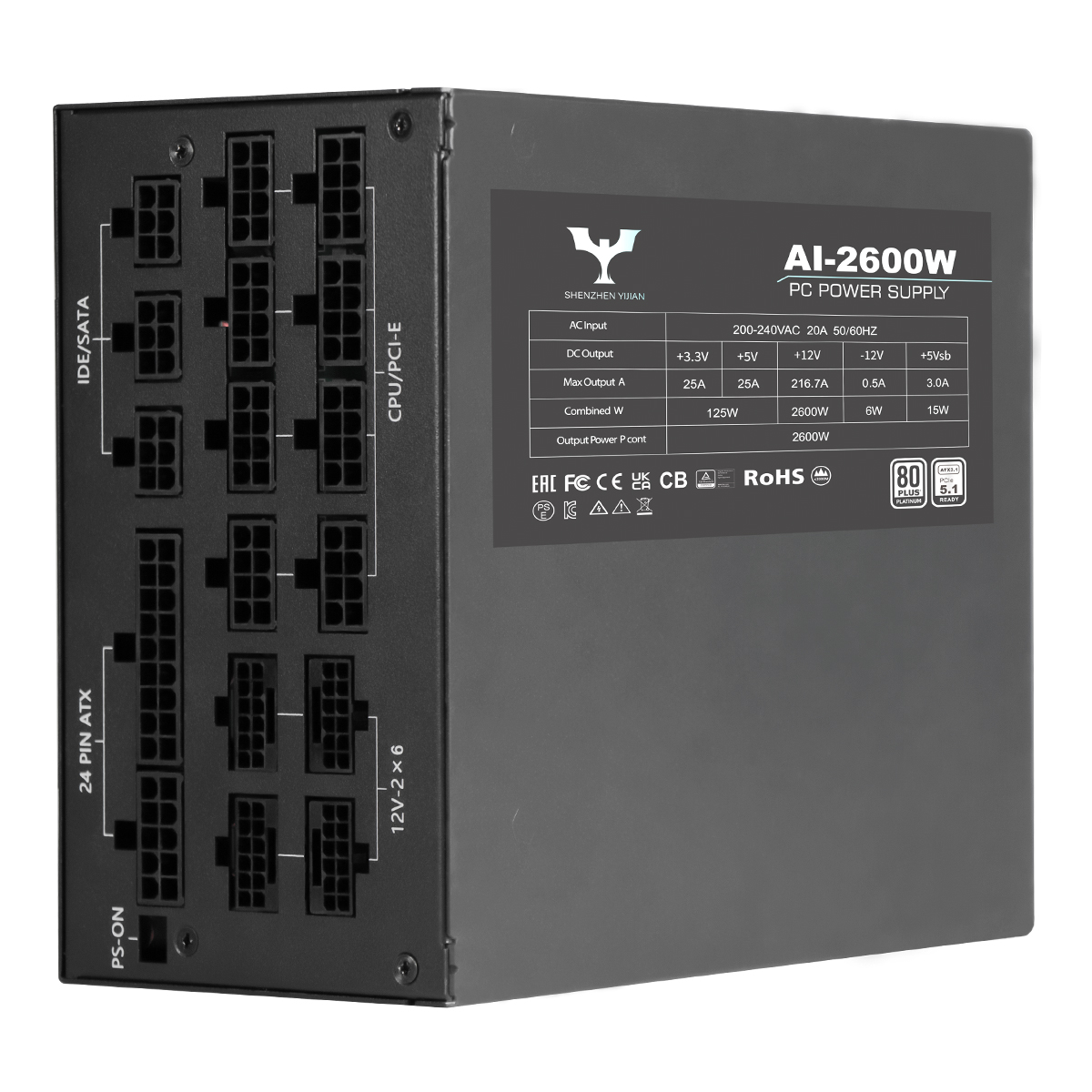 80Plus Platinum AI 2600W