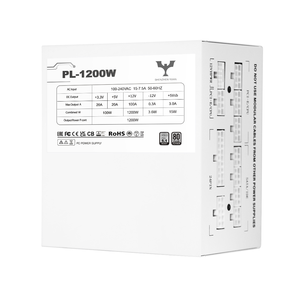 80Plus Platinum PL-1200W