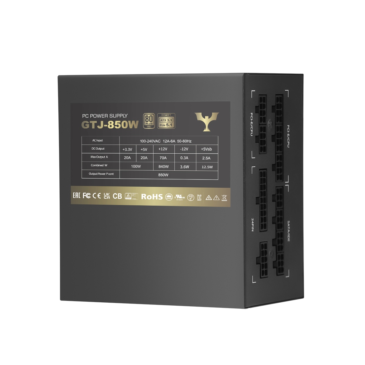 80Plus Gold GTJ-850W