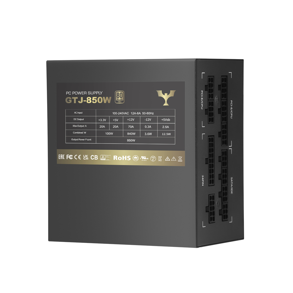 80Plus Gold GTJ-850W