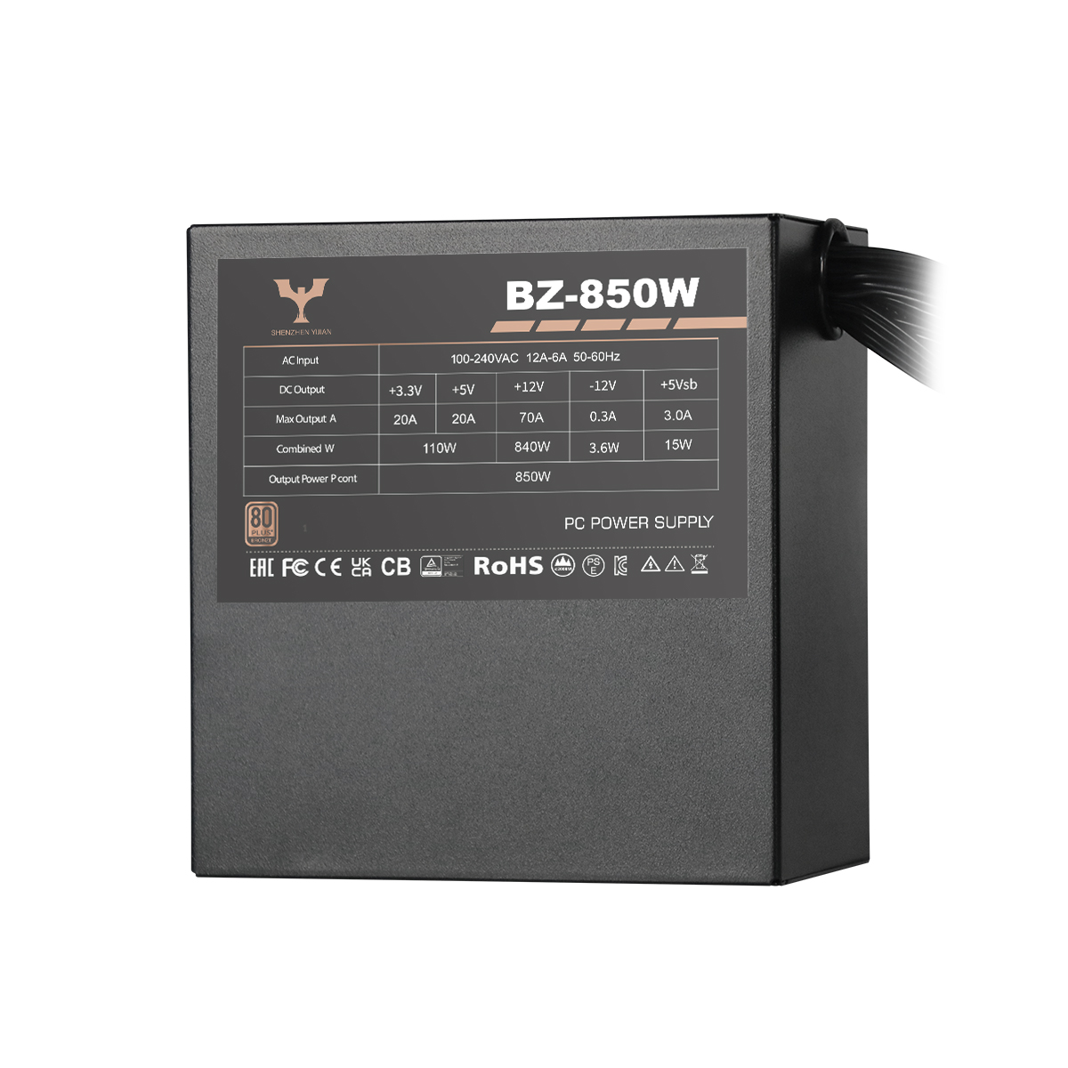 80Plus Bronze BZ-850W