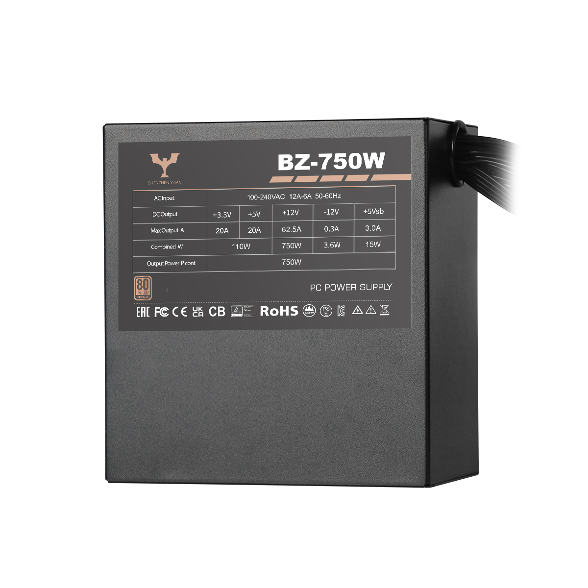 80Plus Bronze BZ-750W