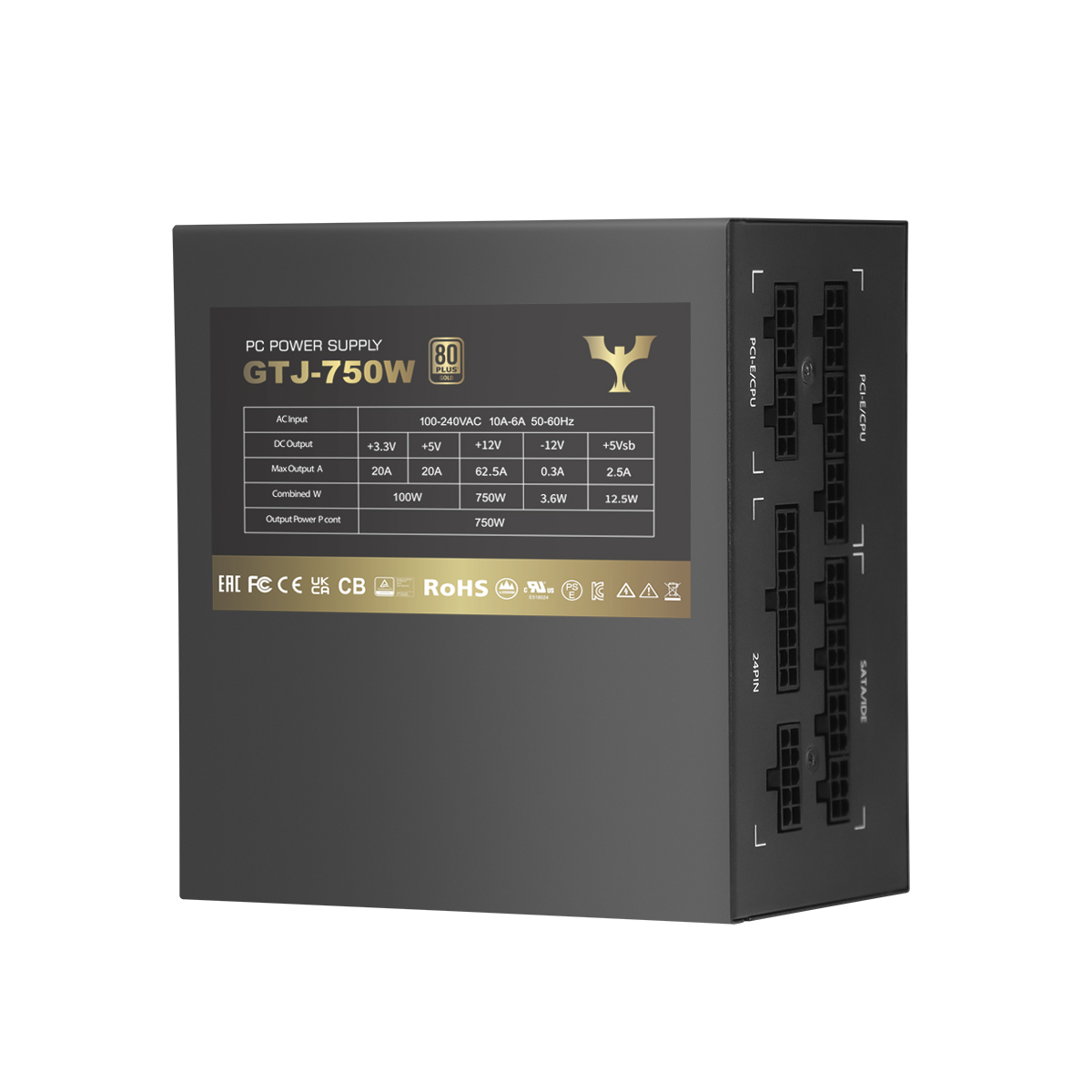 80Plus Gold GTJ-750W