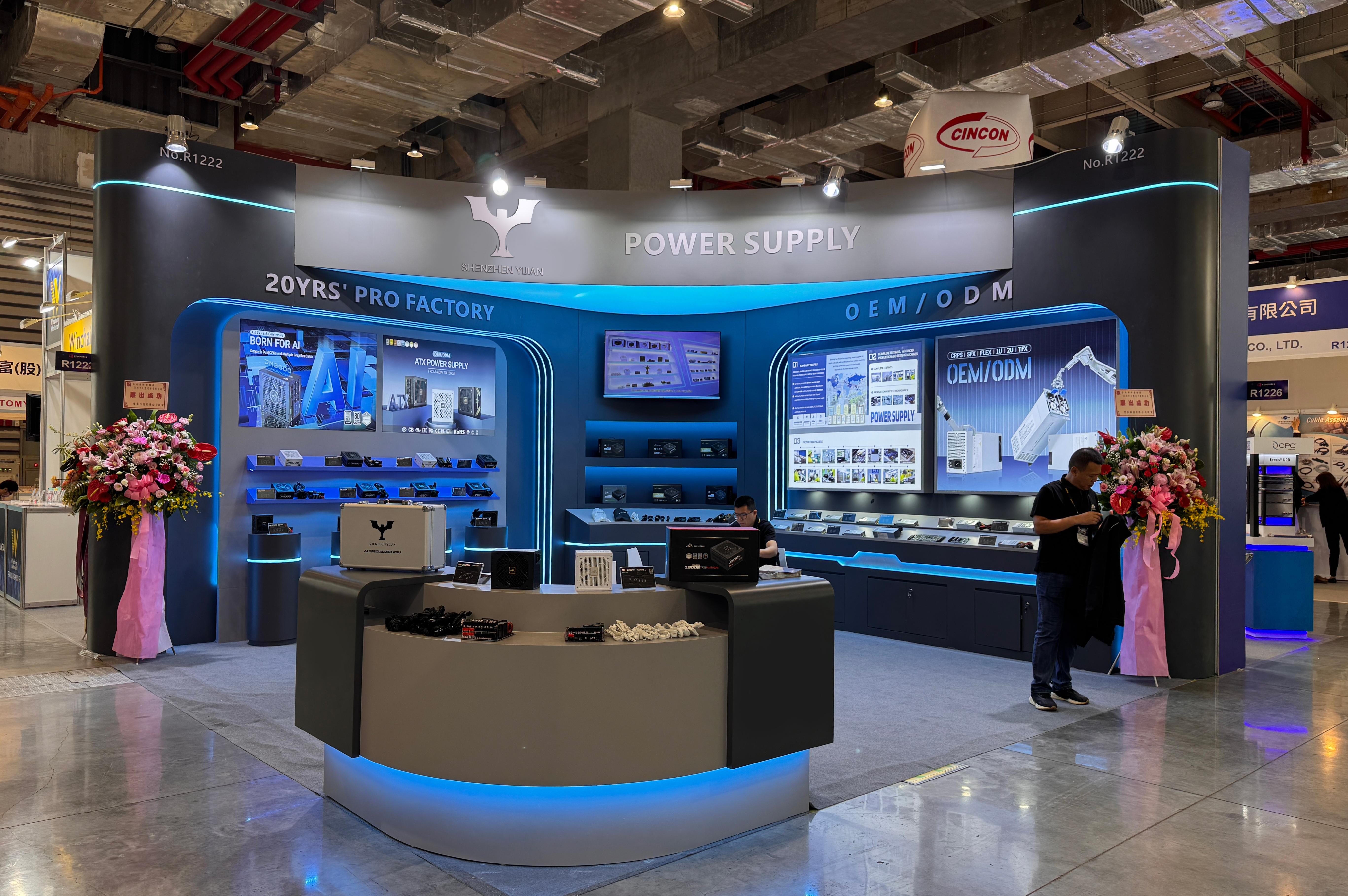 Yijian Shines at COMPUTEX 2025: AI3000W Power Supply Steals the Spotlight
